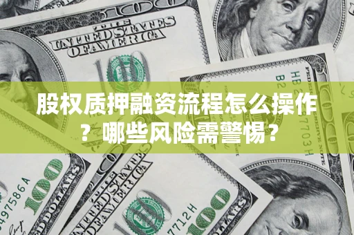 武汉股权质押融资流程怎么操作？哪些风险需警惕？