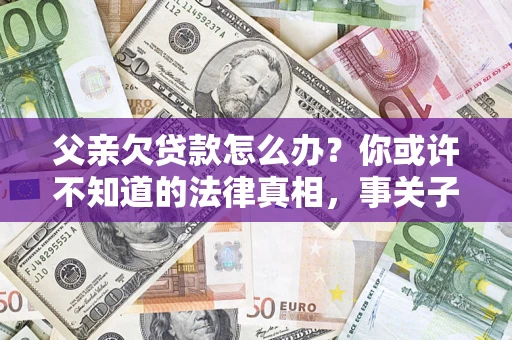 武汉父亲欠贷款怎么办？你或许不知道的法律真相，事关子女未来